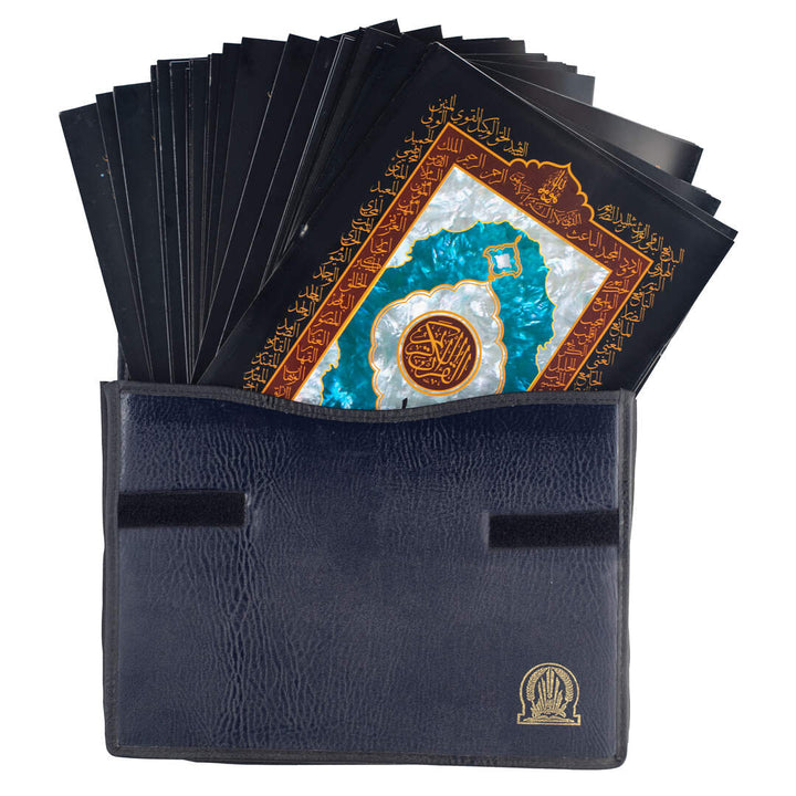 30 Juz' of the Quran with Elegant Leather Case for Memorization – 25×35 cm