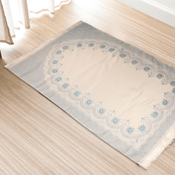 Embroidered Prayer Mat Set | Elegant Design with Stylish Bag
