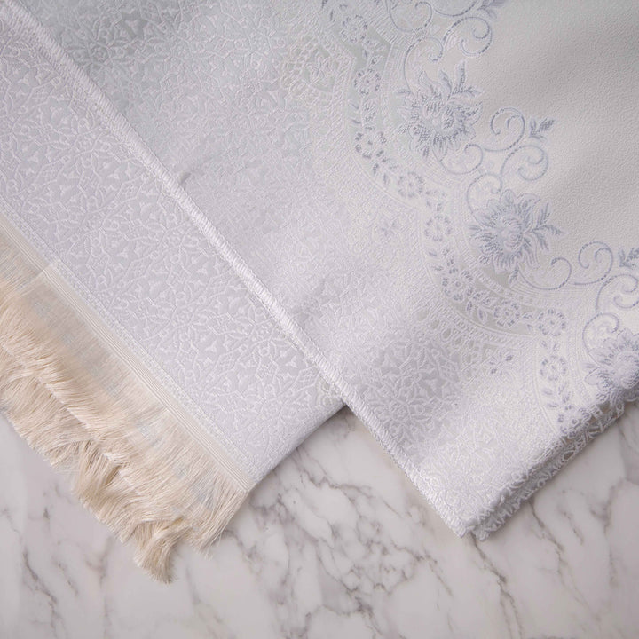 Embroidered Prayer Mat Set for Women – Elegant Design with Stylish Bag