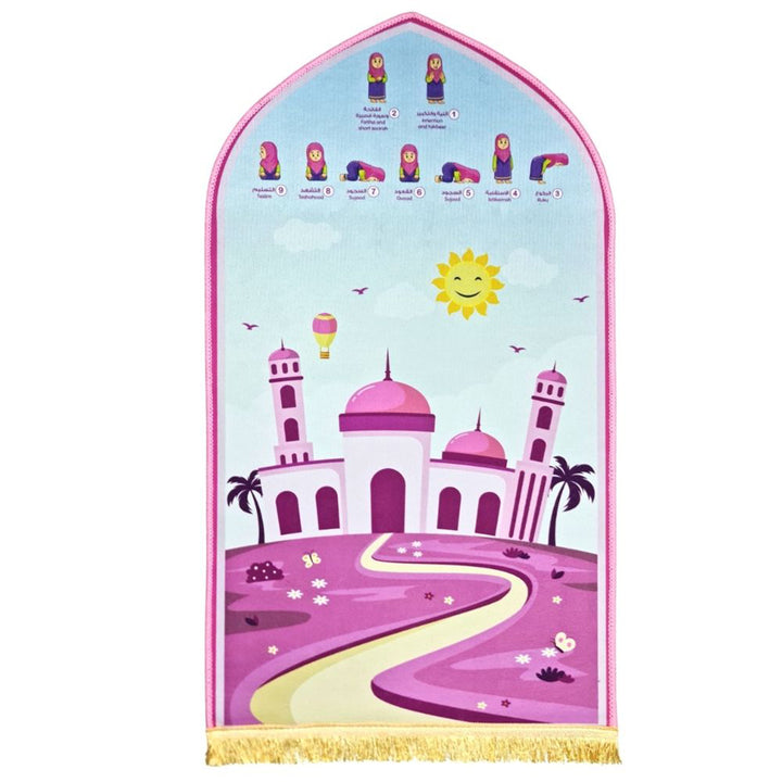 Girls' Educational Prayer Mat | Fun & Interactive Learning Tool for Kids
