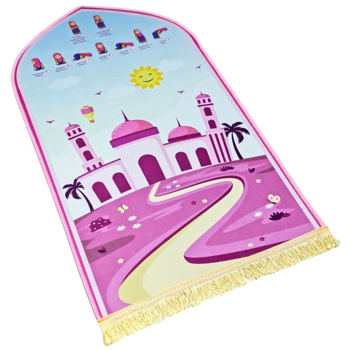 Girls' Educational Prayer Mat | Fun & Interactive Learning Tool for Kids
