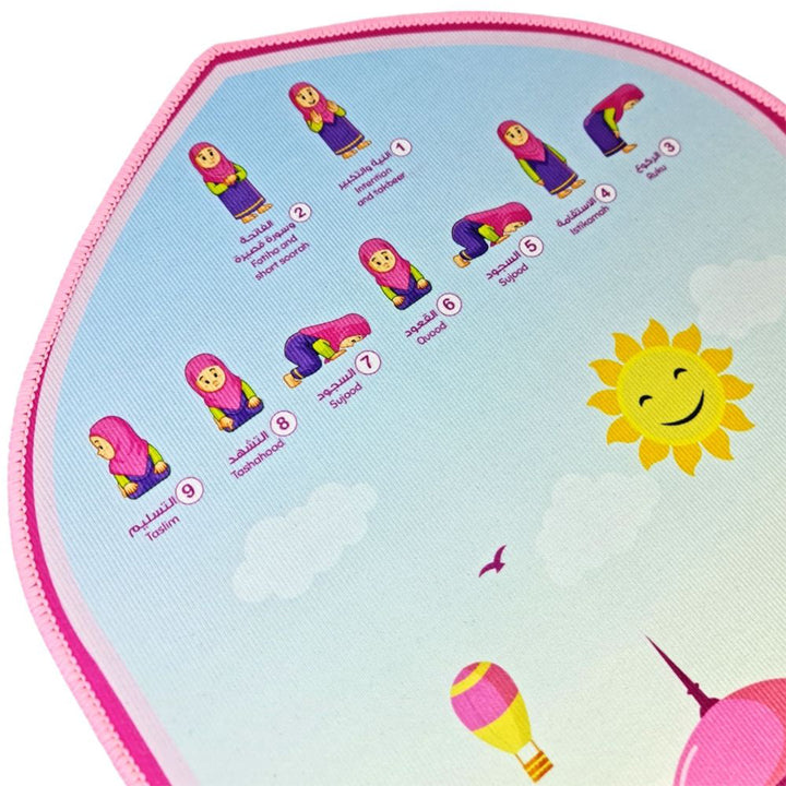 Girls' Educational Prayer Mat | Fun & Interactive Learning Tool for Kids