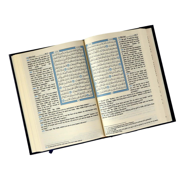 Holy Quran Translated to English | Perfect Medium Size for Accurate Translation and Easy-to-Understand – 14×20 cm