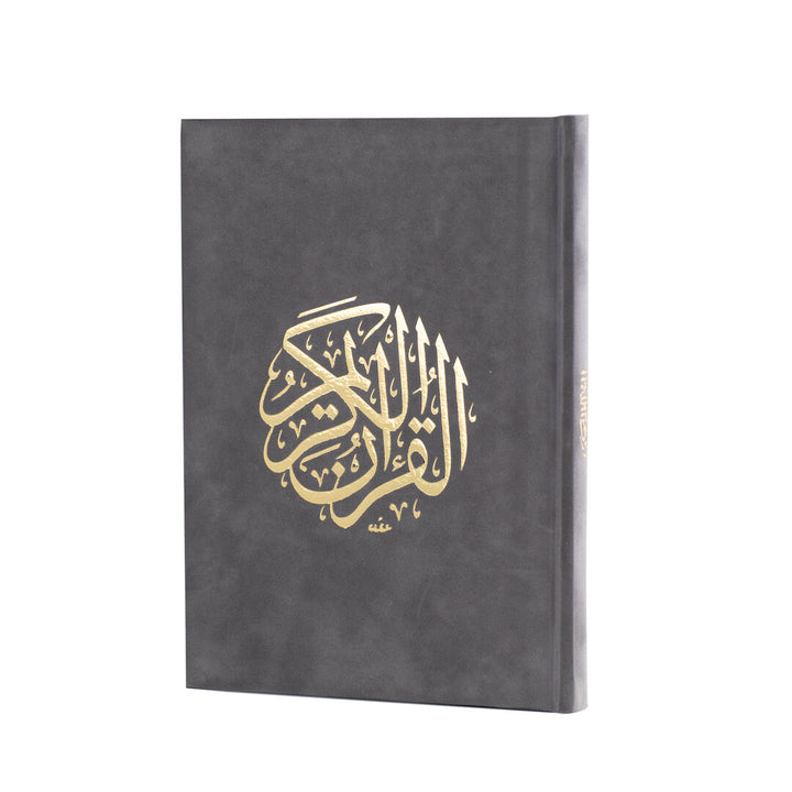 Holy Quran with Colored Velvet Cover | Standard Size  for Daily Reading Quran –  17x24 cm