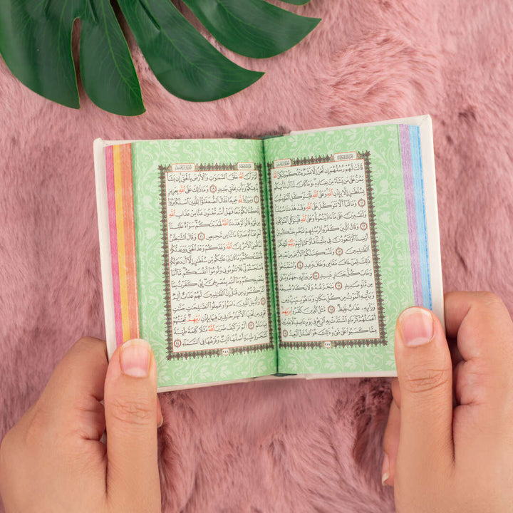 Holy Quran with Colorful Cover | Pocket Size for On-the-Go Convenience – 7x10 cm