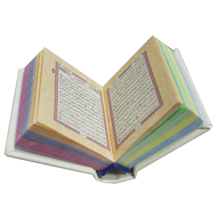 Holy Quran with Colorful Edges | Pocket Size for Easy Recitation wherever you go – 8×6 cm