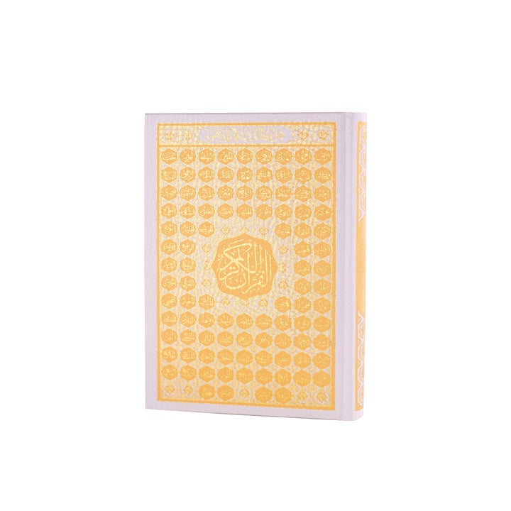 Holy Quran with Cover Featuring Asmaul Husna | Medium Size Perfect for Memorization & Recitation – 14×20 cm