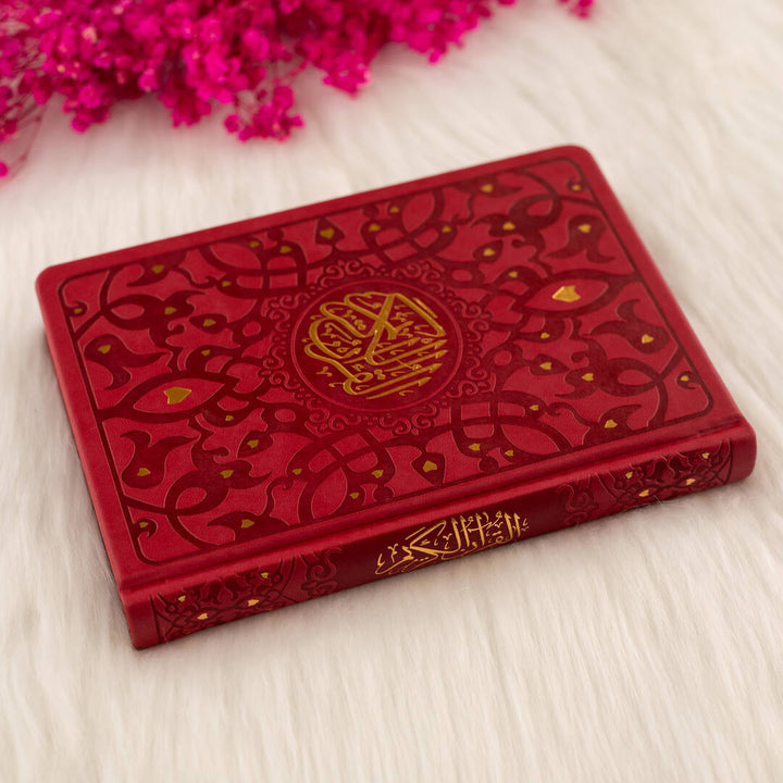 Holy Quran with Elegant Colorful Cover | Medium Size Mushaf for Worship and Study – 14×20 cm