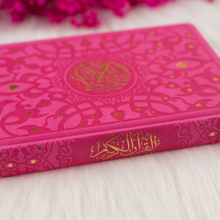 Holy Quran with Elegant Colorful Cover | Medium Size Mushaf for Worship and Study – 14×20 cm