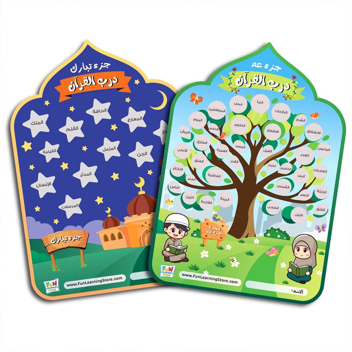 Interactive Quran Memorization Posters – Scratch & Learn