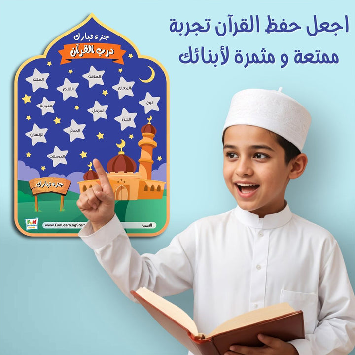 Interactive Quran Memorization Posters – Scratch & Learn