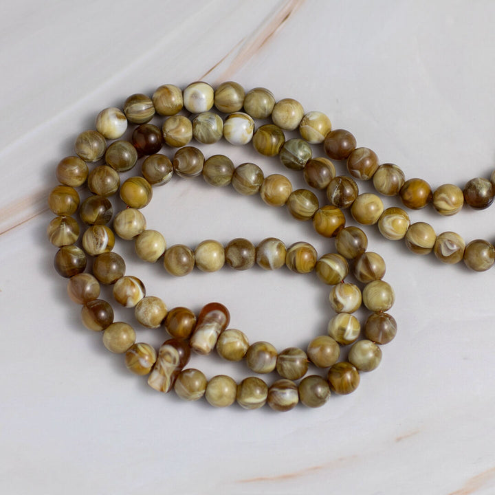 Ivory Islamic Tasbeeh – 100 Beads for Zikr & Quran Reading