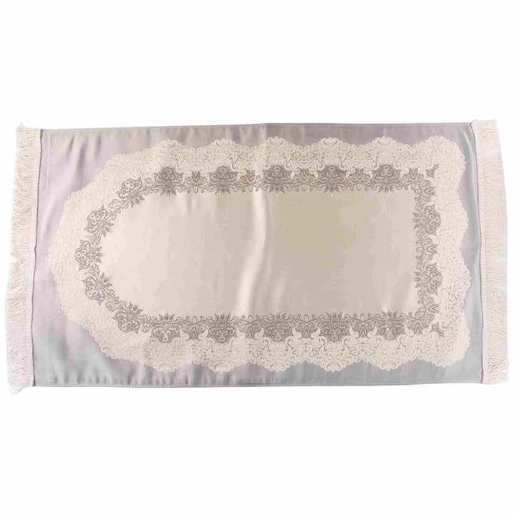 Luxury Double-Layer Embroidered Prayer Mat – Elegant & Comfortable Design