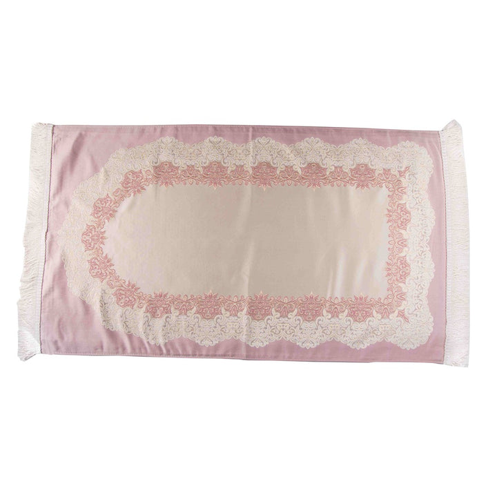 Luxury Double-Layer Embroidered Prayer Mat – Elegant & Comfortable Design
