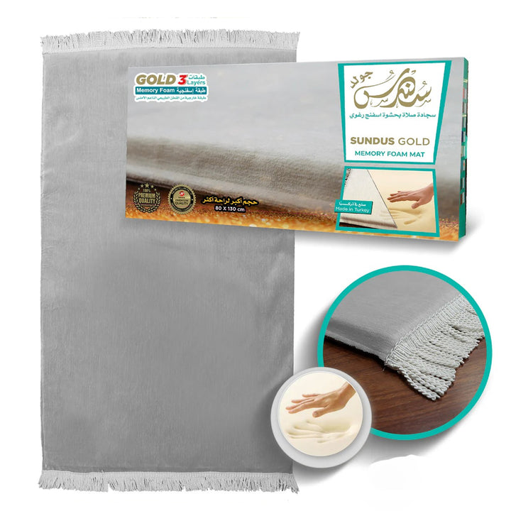 Luxury Prayer Mat with 3-Layer Medical Memory Foam – Ultimate Comfort and Support | Extra Large
