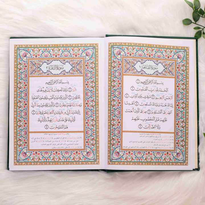 Mushaf Al-Muallim Al-Tarteel – Complete Tajweed Rules & Thematic Analysis