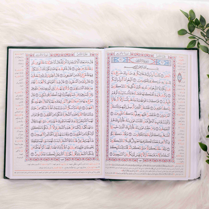 Mushaf Al-Muallim Al-Tarteel – Complete Tajweed Rules & Thematic Analysis