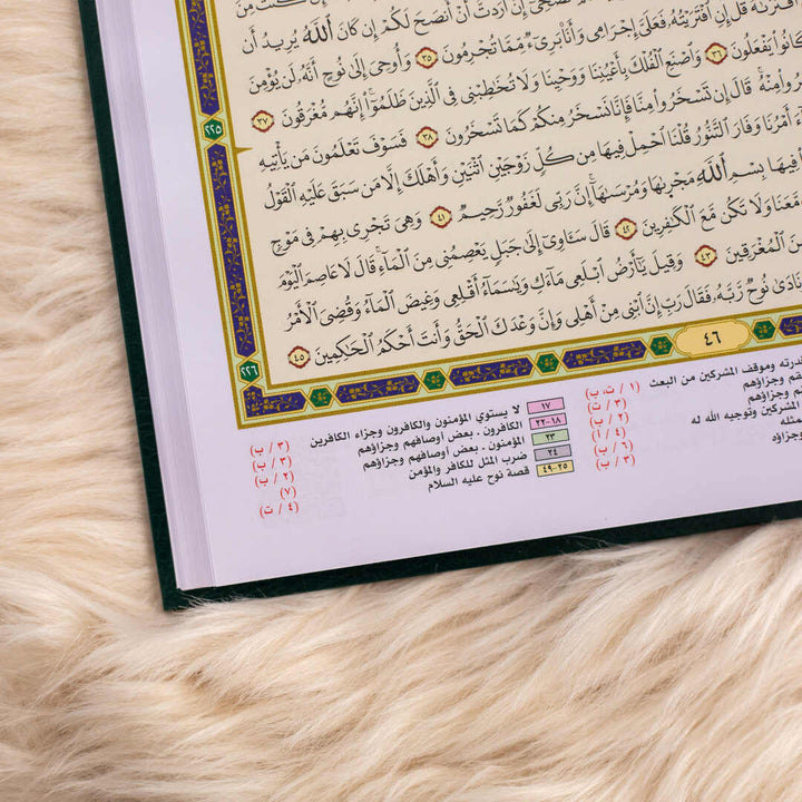 Mushaf Al-Qiyam with Al-Taqseem Al-Mawdu’i | Large Size & QR Code for Prayer Night – 25×35 cm