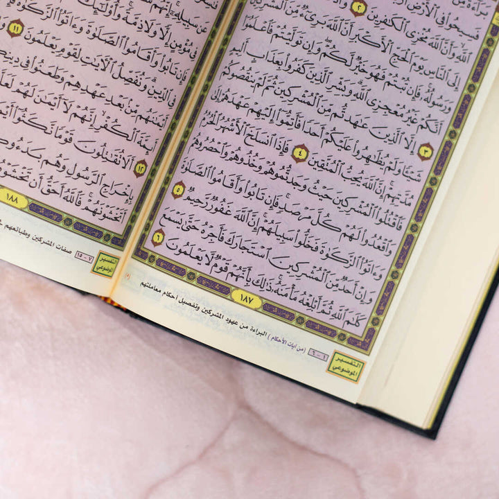 Mushaf Al-Tafseer Al-Mawdu’i Indexed | Medium Size for Easy Study and Reflection – 14×20 cm