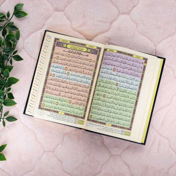 Mushaf Al-Tafseer Al-Mawdu’i Indexed | Medium Size for Easy Study and Reflection – 14×20 cm