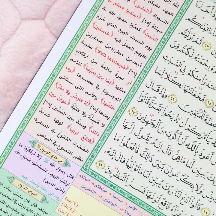 Mushaf Al-Taqseem Al-Mawdu’i for Hafiz Al-Mutqan | Large Size for comfortable and clear reading Quran – 25x35 cm