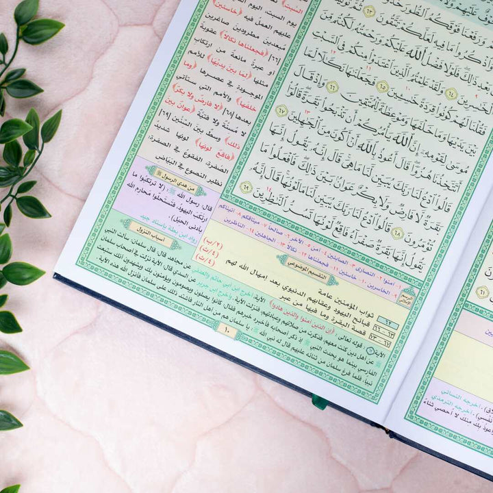 Mushaf Al-Taqseem Al-Mawdu’i for Hafiz Al-Mutqan | Large Size for comfortable and clear reading Quran – 25x35 cm