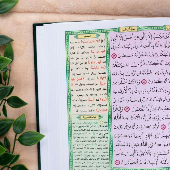 Mushaf Al-Taqseem Al-Mawdu’i for Hafiz Al-Mutqan | Standard Size for Reading  Quran & Study – 17x24 cm