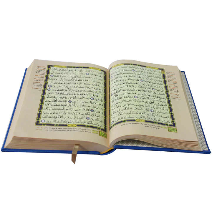 Mushaf Al-Taqseem Al-Mawdu’i with Tafseer Al-Saadi | Medium Size for Deeper Understanding – 14×20 cm