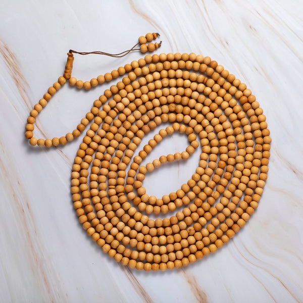 Olive Wood Prayer Beads 500 Beads - Beige Color - Ideal for Worship & Quran Recitation