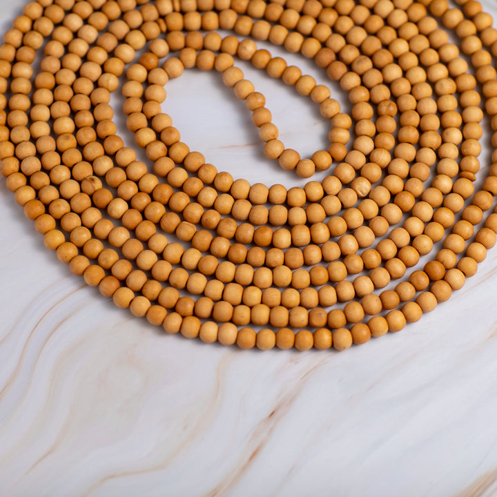 Olive Wood Prayer Beads 500 Beads - Beige Color - Ideal for Worship & Quran Recitation