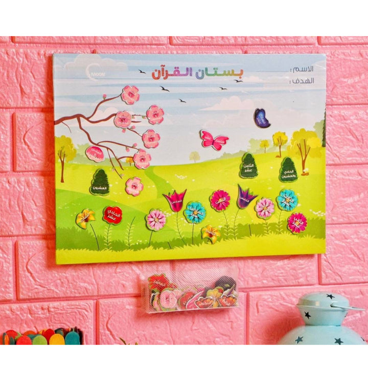 Quran Garden Reading Reward Chart – Motivational Quran Tracker for Kids and Adults