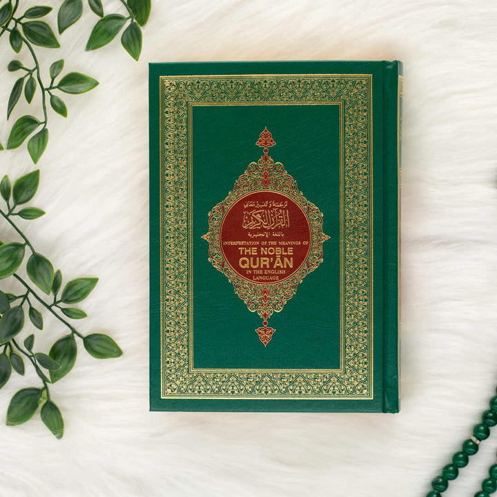 Quran Translated to English | Medium Size with Accurate Translation and Interpretation – 14x20 cm