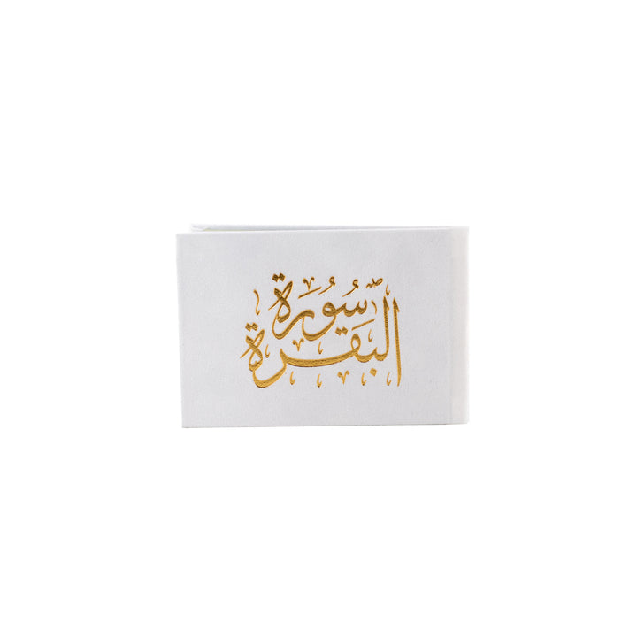 Surah Al-Baqarah with Elegant Velvet Cover| Small Quran for Worship and Reflection – 8×12 cm